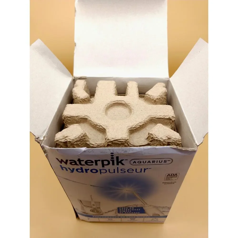 Waterpik Aquarius Water Flosser 10 Pressure Settings 7 Tips 90 Seconds WP-660